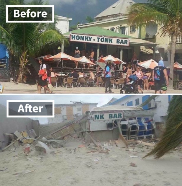 Ошеломляющие изменения островов ДО и ПОСЛЕ урагана Ирма. Фото