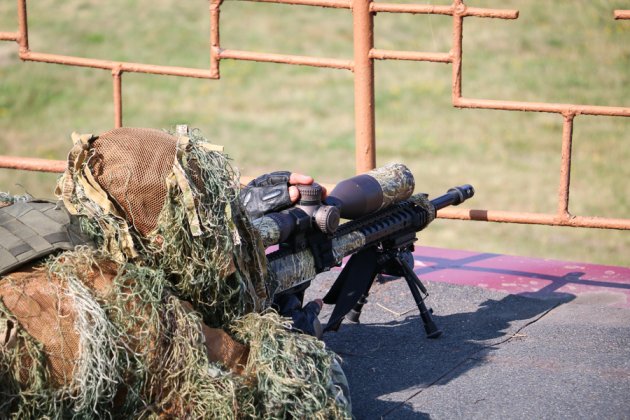 Под Киевом соревнуются лучшие снайперы Нацгвардии. Фото