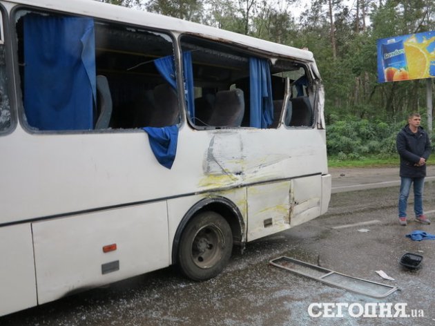 Авария под Киевом с автобусом Нацгвардии: свежие подробности