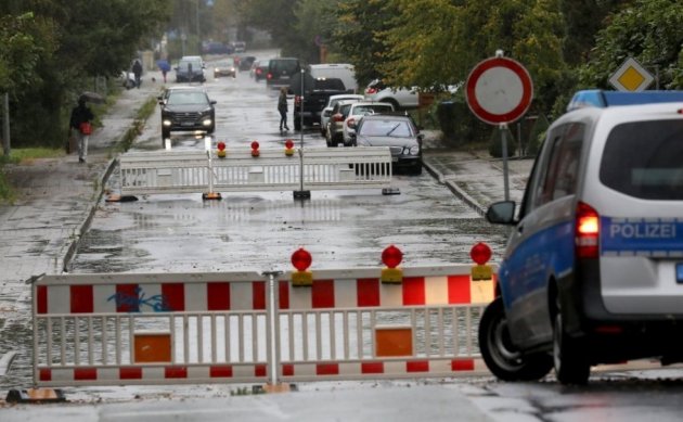 Ужасающие последствия урагана Ксавьер в Германии. Фото