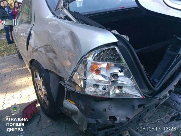 Житель Днепра устроил масштабную аварию с пятью авто