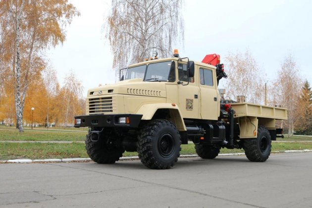 КрАЗ выпустил карьерный грузовик с двухрядной кабиной