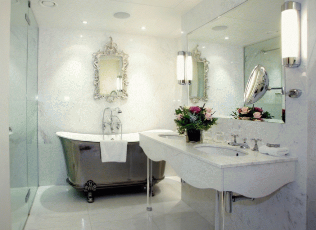 Стили в интерьере ванных комнат в разных странах мира. Фото