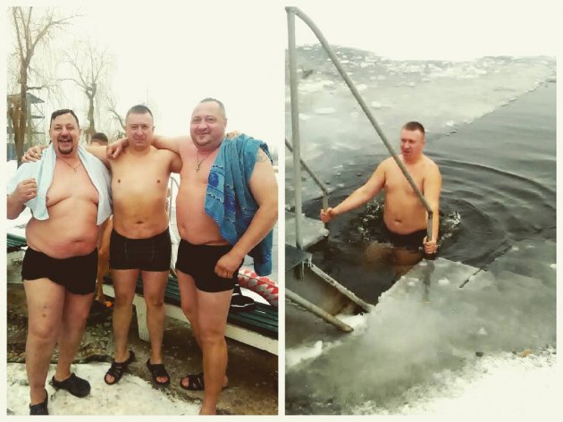 Крещение 2018: украинцы делятся экстремальными снимками. Фото