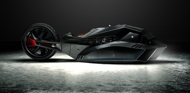 BMW Titan: создан мотоцикл с анатомией акулы