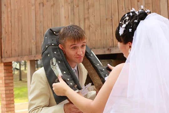 Фото приколы на свадьбе (10 фото)