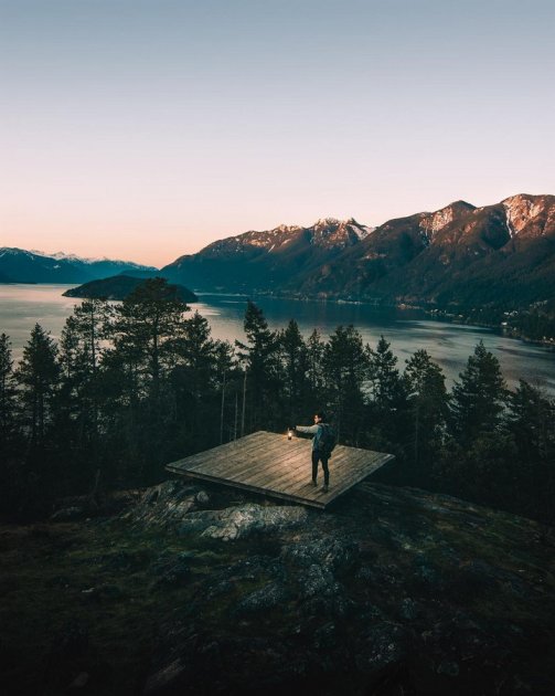 Невероятные пейзажи Британской Колумбии от юного туриста. Фото
