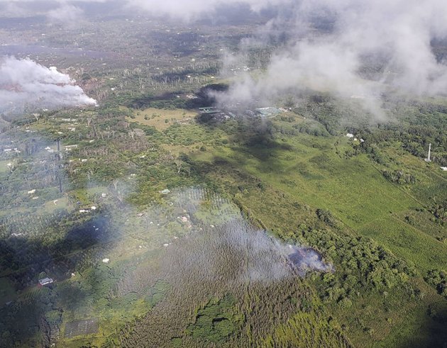 На Гавайях продолжается извержение мощного вулкана. Фото