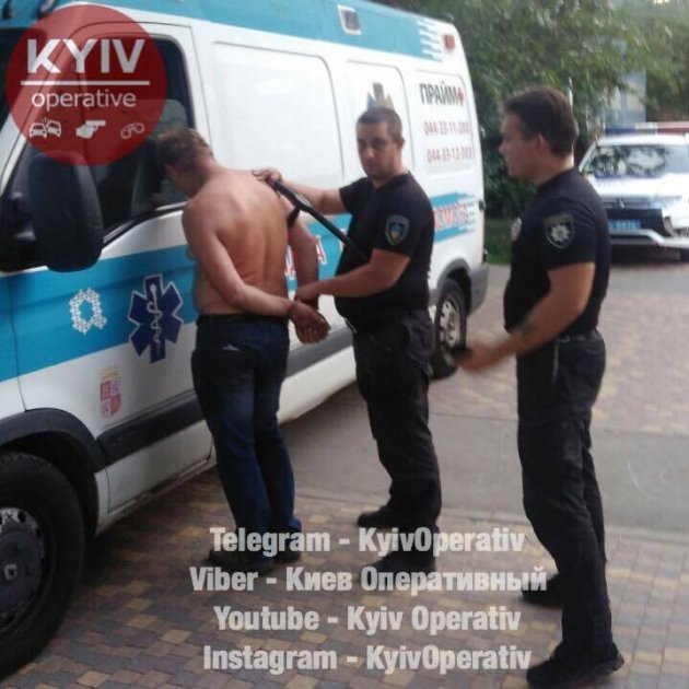 На Киевщине задержали пьяного водителя «скорой»