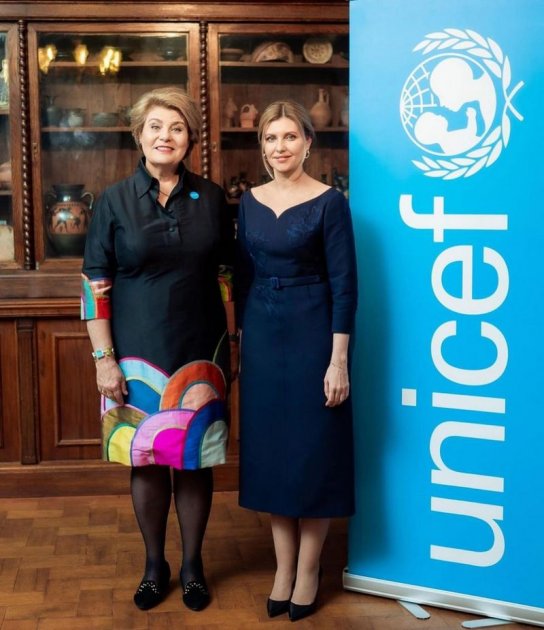 Олена Зеленська провела зустріч з представницею ЮНІСЕФ в Україні